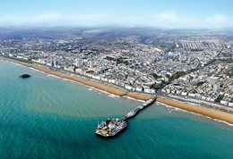 Aerial picture of Brighton and Brighton Pier