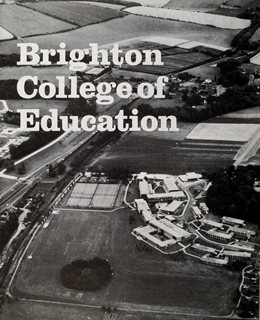 Cover of brochure for Brighton College of Education, 1976