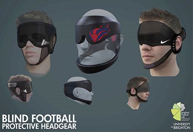 Blind-football-headgear