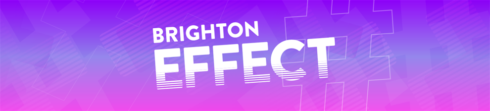Graphic image with the words Brighton Effect