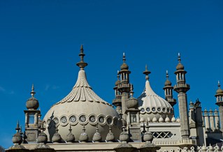 Royal Pavilion against a blue sky