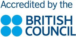 Accredited by the British Council logo