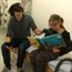 Students helping refugees