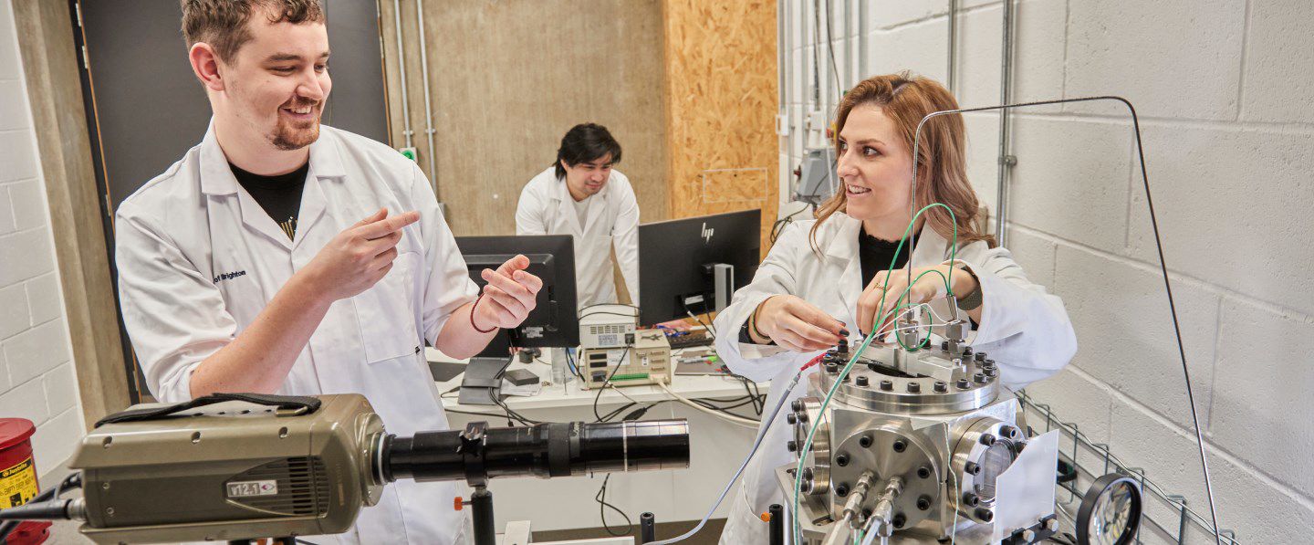 Students in a technology lab
