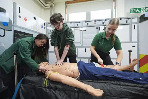 Paramedic students
