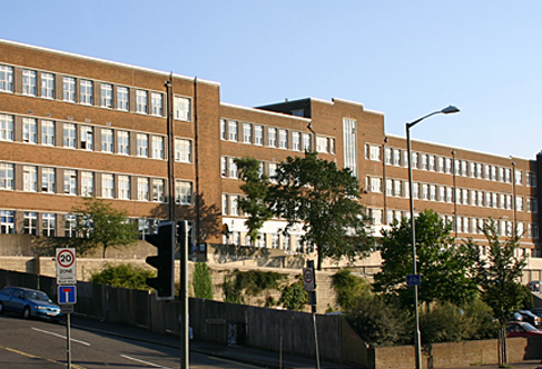 The front of the Mithras House building