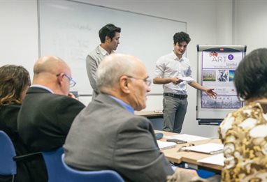 Business students pitch to Dragons Den