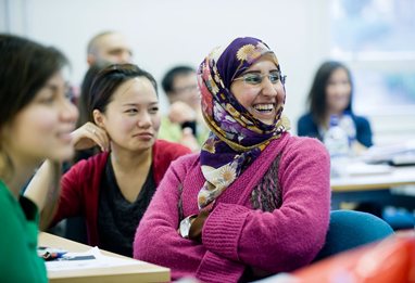 business school students
