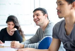 students in seminar