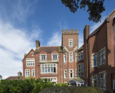 University of Brighton Hillbrow (redbrick Victorian building) in Eastbourne