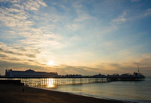 Early sun on Brighton Pier