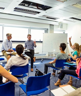 Apprentices in class