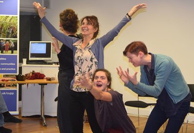 PhD student Janina Moninska’s taking part in interactive piece of theatre