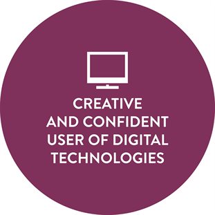 Creative and confident user of digital technology