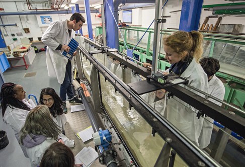 Civil Engineering students on a popular course in clearing