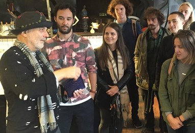 Ron Arad in his studio