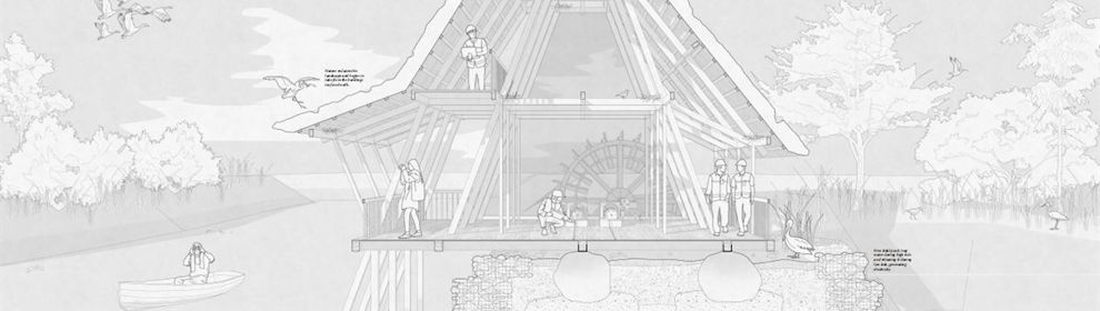 architect drawing of renovated mills