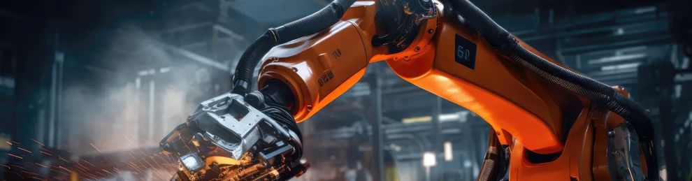 Robot arm used in advanced manufacturing processes