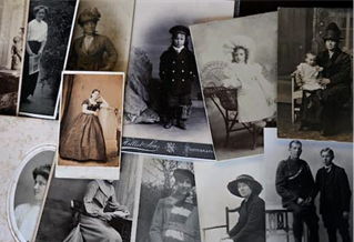 A selection of old black and white photographs