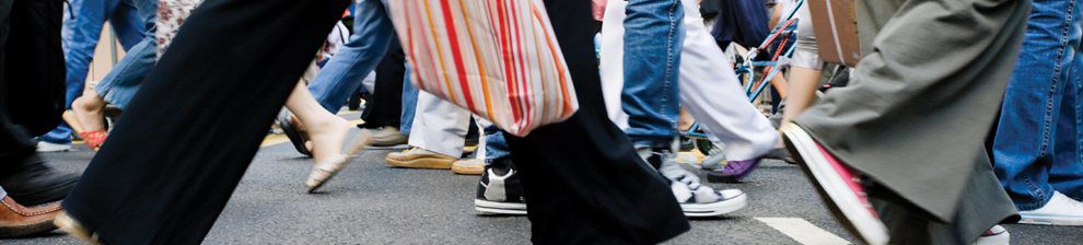 people walking