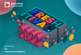 Brighton Students' Union Freshtival 2022 graphic