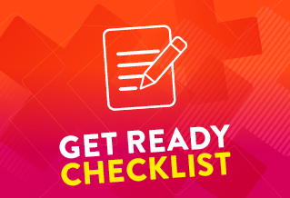 Graphic with the text 'Complete checklist'