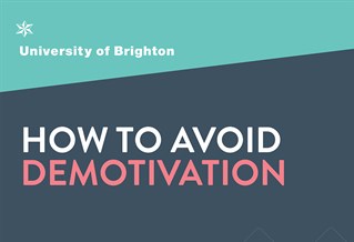 Cover: How to avoid demotivation