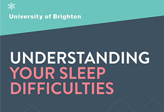 Graphic with the words: Understanding your sleep difficulties