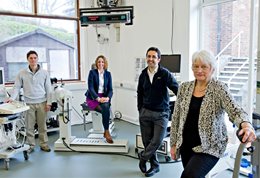 Team photo of the Ann Moore physiotherapy research group