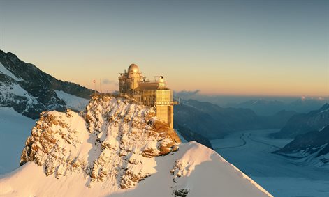 Atmosphere observatory in mountains