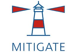 Picture of a lighthouse with MITIGATE written below.