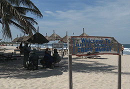 Gambia beach resort