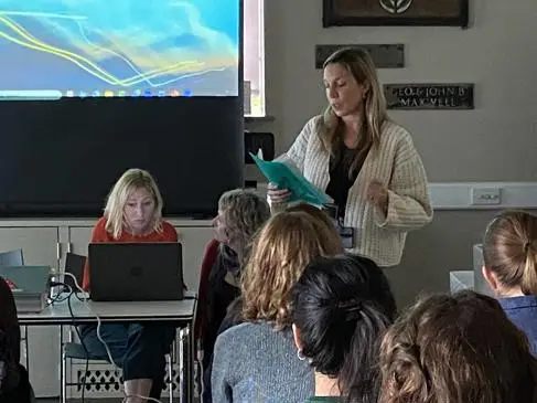 Dr Claire Wintle researcher in museum practices presents at Ditchling conference