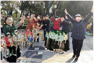 Wei Yuan. Alternative reality arts research with participants and AR characters.