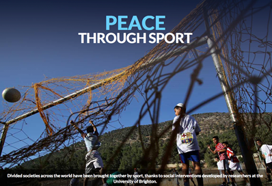 Peace through sport digital feature