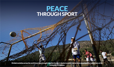 Peace through sport digital feature