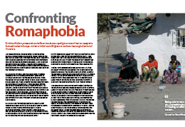 Confronting Romaphobia poster
