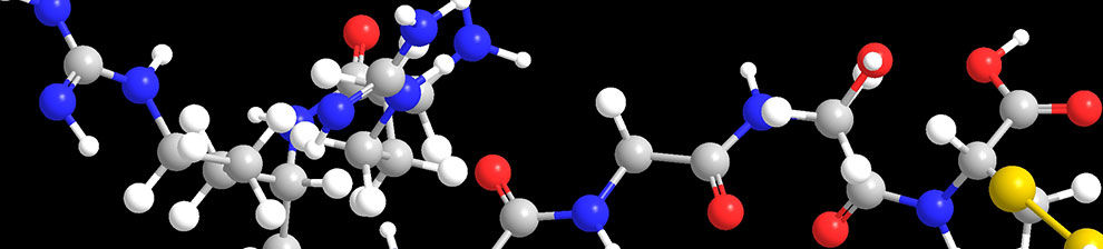A selection of atoms connected together