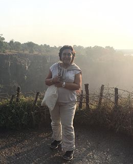 Professor Marina Novelli in Zimbabwe