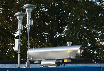 Air quality monitoring station