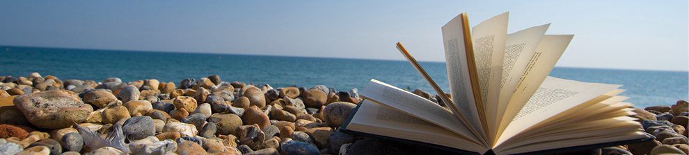 Book on beach reearch student banner