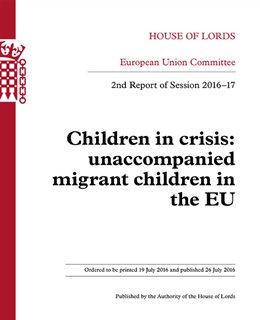 Children in crisis report cover