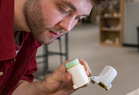 Product design student Peter Barr