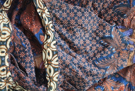 Skirt made in an inherited African wax print