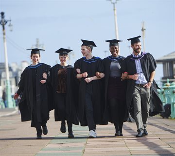 Students on graduation day