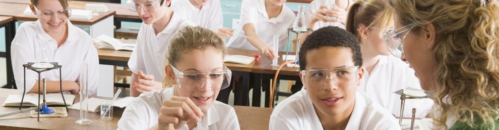 Secondary physics class experiment