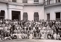 Education college students in 1949