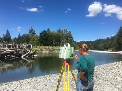 Annie Ockelford research USA terrestrial laser scanner