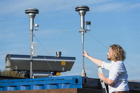 Dr Kevin Wyche and atmosphere observatory