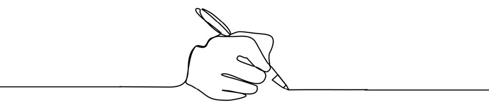 Illustration of handwriting